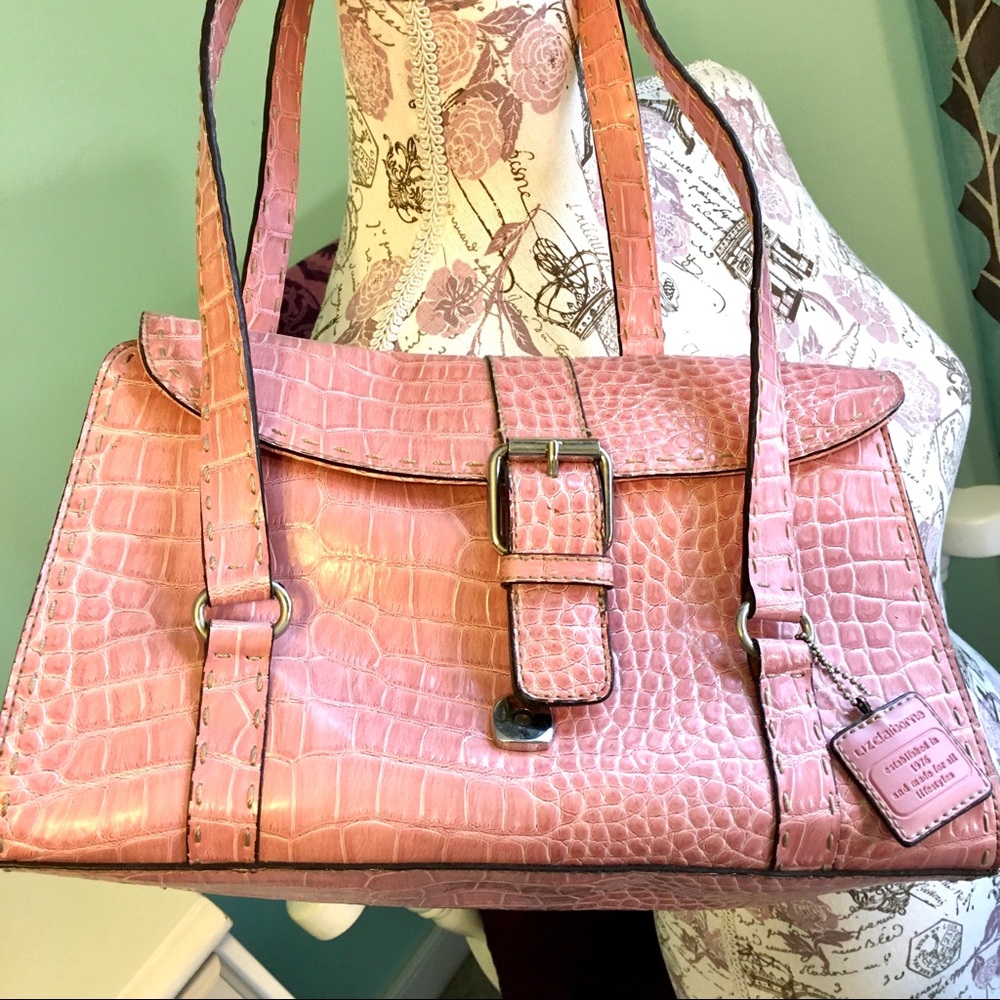 Vintage Liz Claiborne pink purse